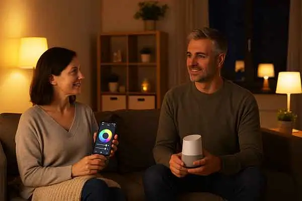 Interface celular/alexa no controle da iluminação inteligente