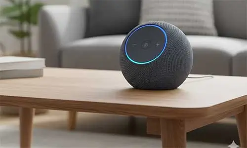 Echo Dot Max na cor grafite, o smart speaker ideal para quem busca qual Alexa comprar gastando pouco com som premium.